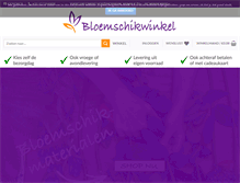 Tablet Screenshot of bloemschikwinkel.nl